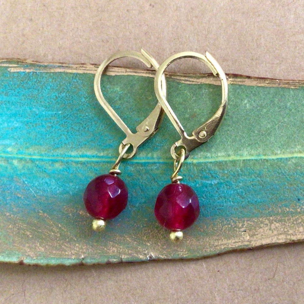 New Ruby Sundance Charm Earrings - Picture 10 of 11